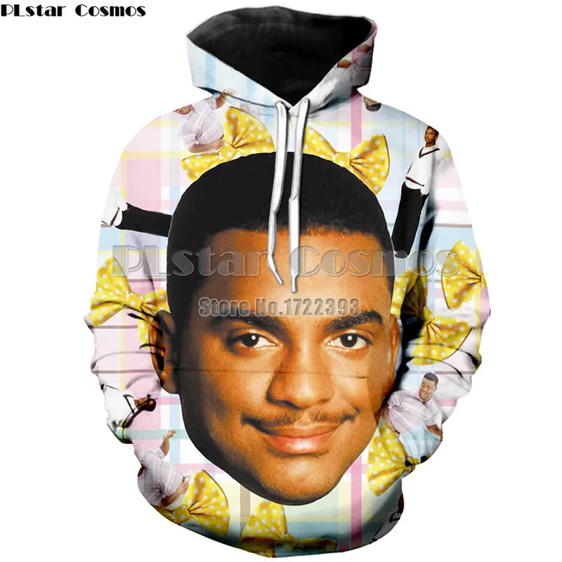 PLstar Cosmos The Fresh Prince of Bel Air одежда для женщин/мужчин забавные толстовки Will Smith& Carlton толстовка с капюшоном спортивная одежда топы