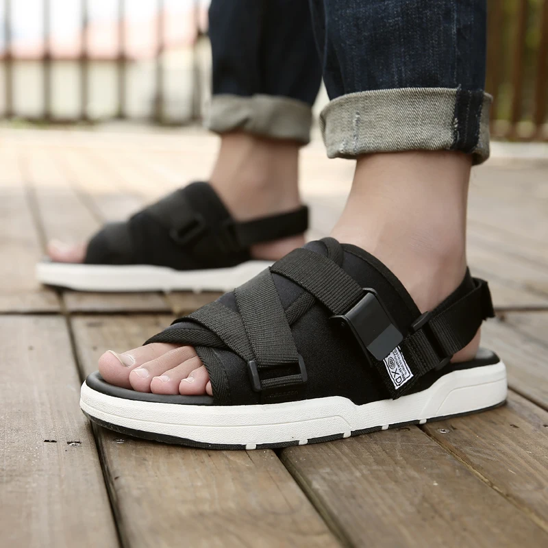 Мужские повседневные пляжные шлепанцы сандалии для влюбленных модные унисекс