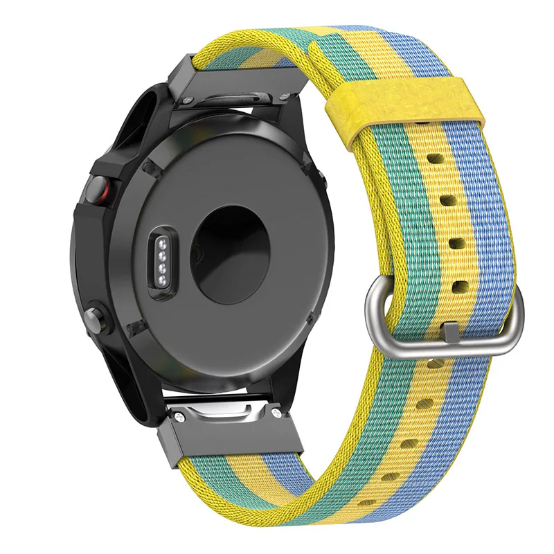 Fivstr Нейлон Quick Release Easy Fit Смарт часы ремешок для Garmin Fenix 5 forerunner935 подход S60 gps спортивные часы