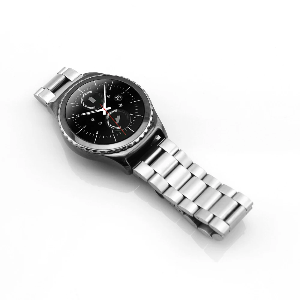 FOHUAS Нержавеющая сталь ремешок для Samsung gear s3 наручные Смарт-часы Браслет Ссылки