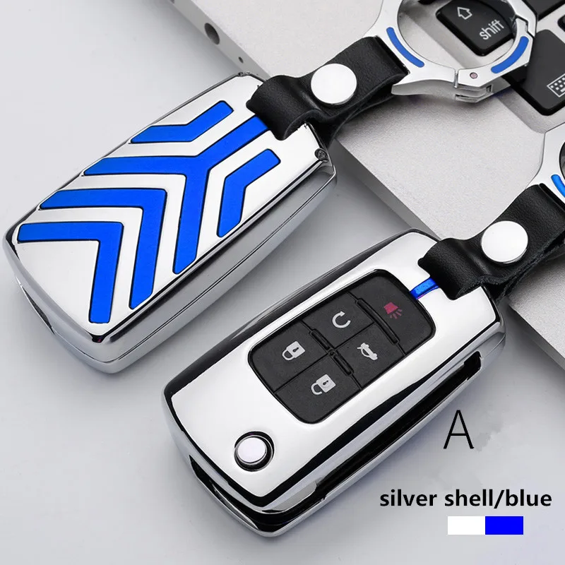 Чехол из цинкового сплава для автомобильных ключей Buick Chevrolet Cruze Aveo TRAX Opel Vauxhall Astra J