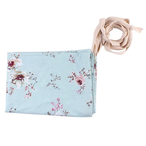Blue Flower Puseky Безопасный детский гамак-качалка для младенцев, спальная кровать, съемный портативный складной шезлонг для младенцев, детская кроватка для новорожденных - Цвет: Blue Flower