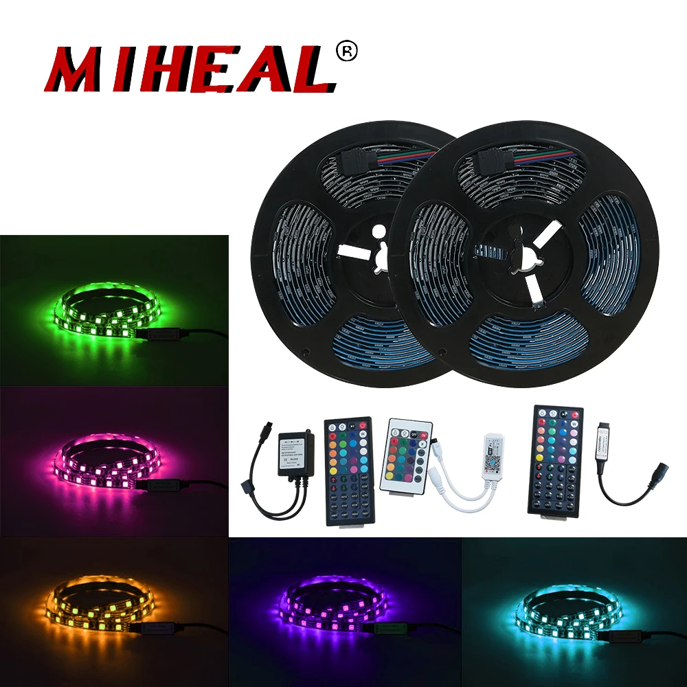 Светодиодная лента SMD5050 с Wi-Fi умная гибсветильник Водонепроницаемая LED полоска