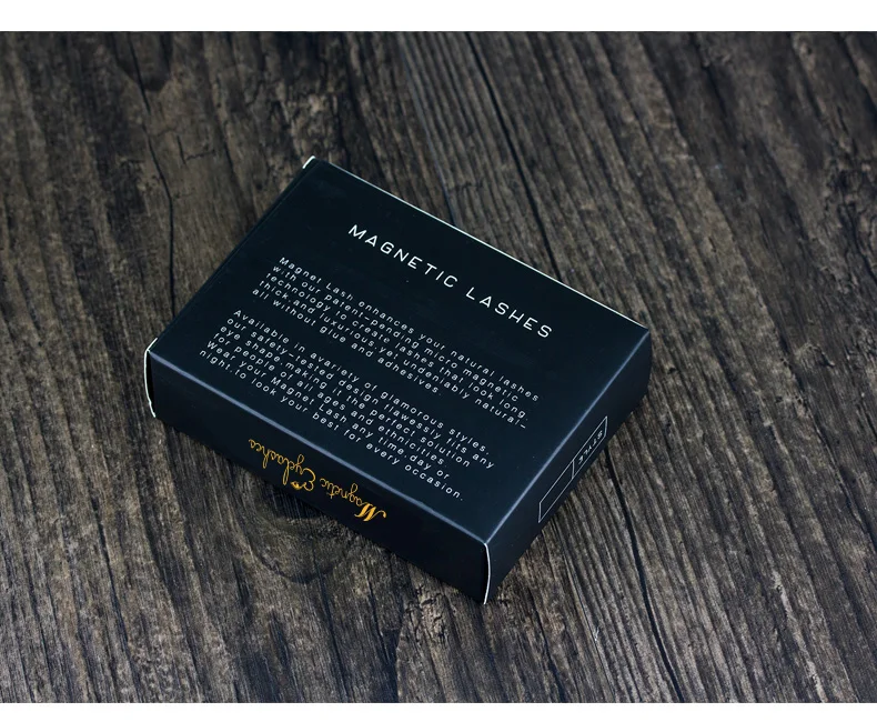 Genailish, 6D Магнитная Eyeashes с 2 магнит 6 шт./пара полный магнитная полоска ресницы с зеркалом и пинцет световой короб акриловые SCT06-1