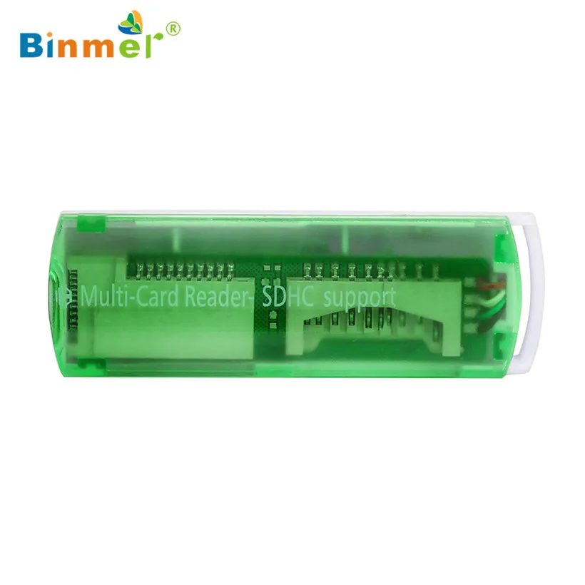 Улучшенный планшет Binmer картридер для Micro SD SDHC TF M2 MMC MS PRO DUO 32 в 1 USB 2 0