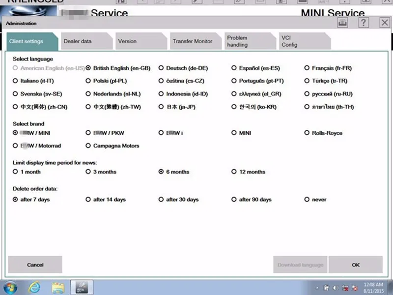 09/2021 для Bmw Icom a2 B C с программным обеспечением 1000gb Hdd Expert Mode Win10 профессиональная