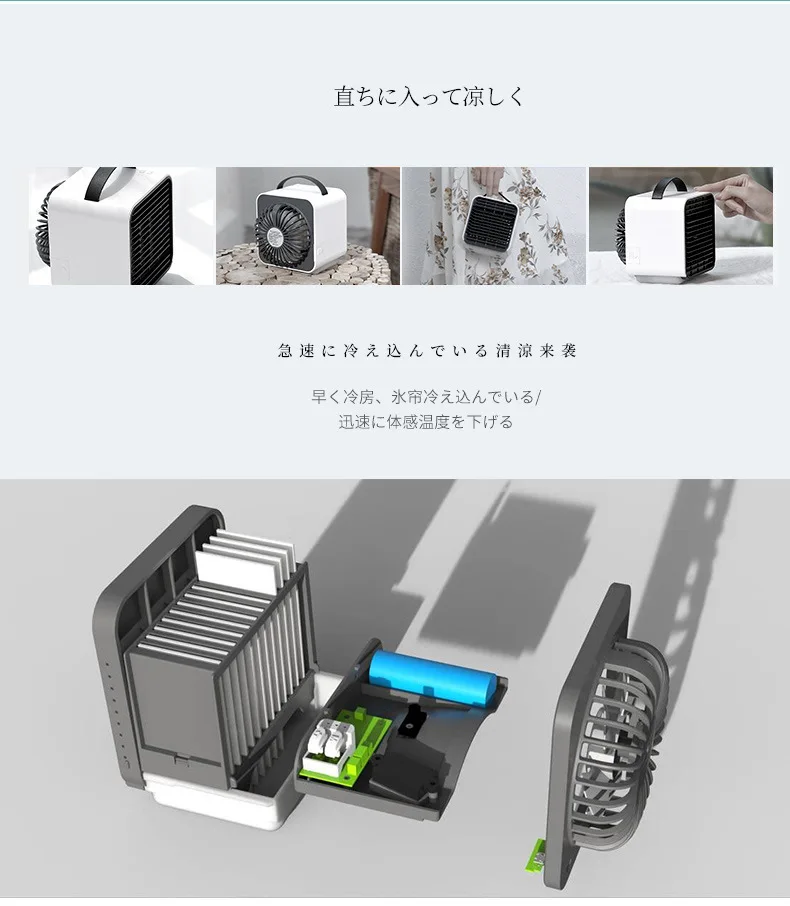 Мини USB портативный кондиционер увлажняюший очиститель отрицательных ионов вентилятор охладитель воздуха вентилятор для офиса