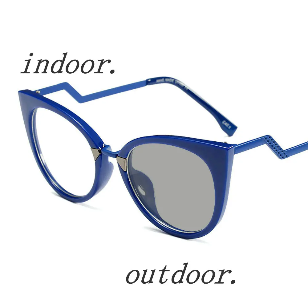 Близорукость фотохромные солнцезащитные очки готовой Для мужчин женщин оправа