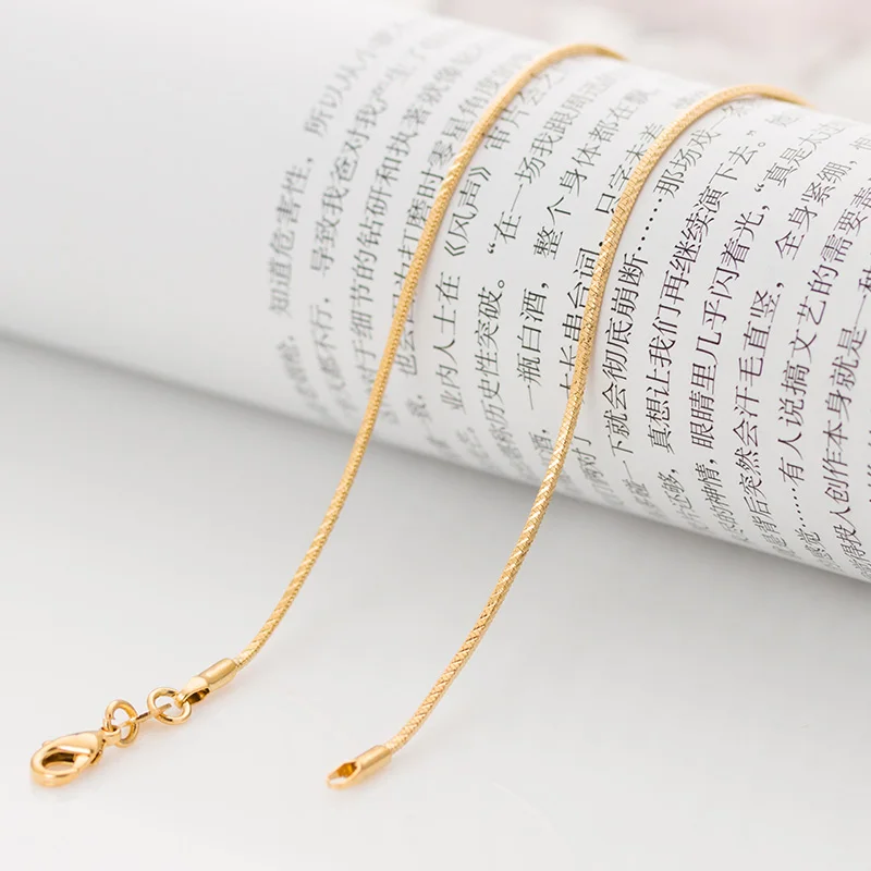 Изящное дикое ожерелье с позолоченным золотом мужские и женские ювелирные