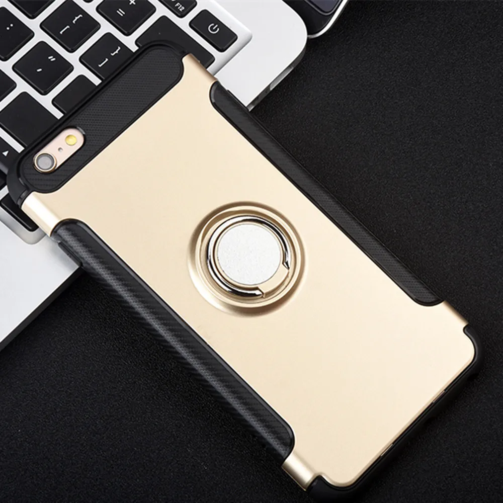 Роскошный чехол для IPhone 5 6 s P 6s Plus автомобильный держатель подставка магнитный