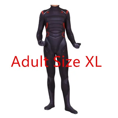 Adult XL Для взрослых и детей, костюм для косплея, Omega Oblivion link Zentai, боди, комбинезон, светодиодная маска на Хэллоуин - Цвет: Adult XL