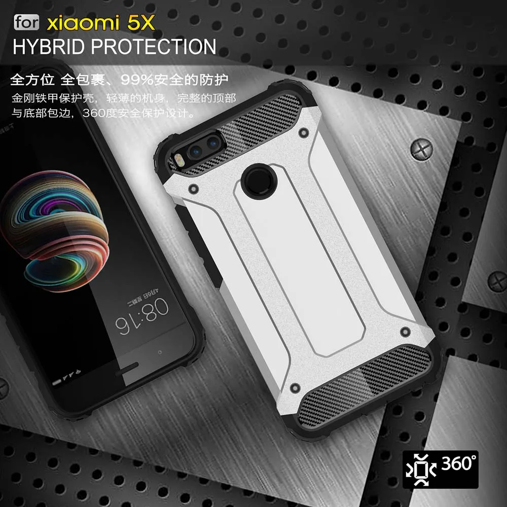 Противоударный чехол-броня Coque 5,5 для Xiaomi mi A1 чехол для Xiaomi mi A1 5X mi 5X mi A1 телефона чехол-лента на заднюю панель
