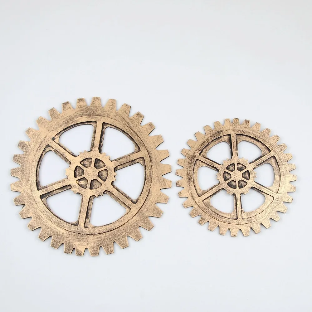 1 шт. Ретро промышленный деревянный шестеренок стимпанк домашний Настенный декор
