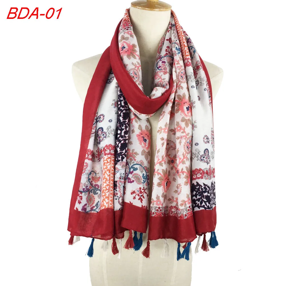 Новый дизайн Милый хлопковый сатиновый хиджаб Женский мягкий длинный простой