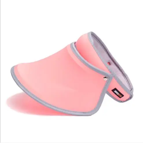 watermelon red Новая шляпа с защитой от воздействия УФ-излучения Летняя Открытая Мужская и женская пара солнцезащитный козырек VVC Пустой Топ шляпа Женская Солнцезащитная шляпа - Цвет: watermelon red