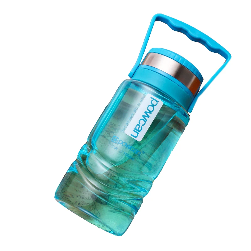 Большая объемная портативная бутылка для воды с эффектом движения Bpa пластиковая