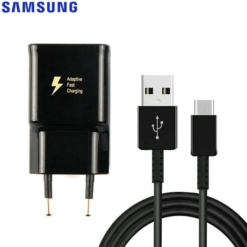 Оригинальное зарядное устройство Type C для быстрой зарядки Samsung Galaxy S8 G9508 S9 A9 Star G8850