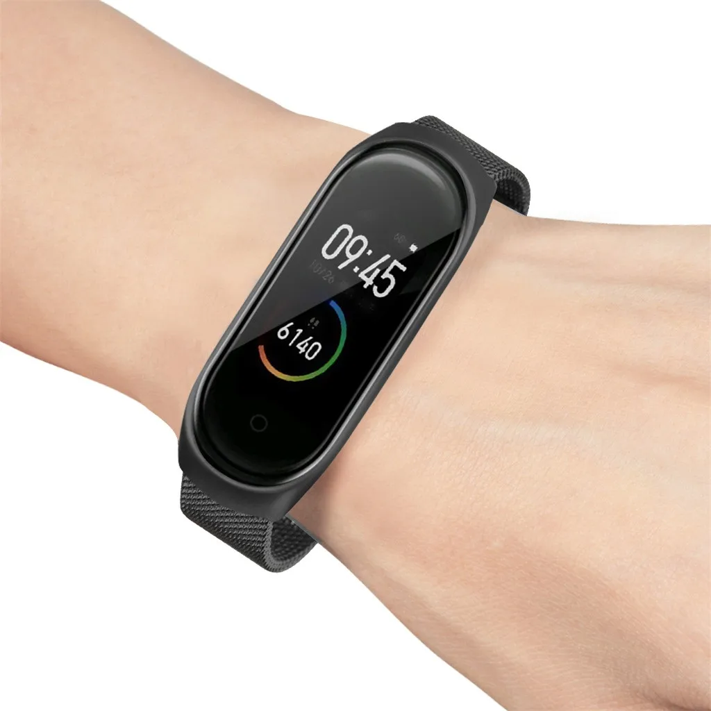 Mi lanese браслет на запястье для Xiaomi mi Band 4 Смарт-часы замена для мужчин t Band Спорт для женщин мужчин Роскошные ультратонкие часы группа 19Je