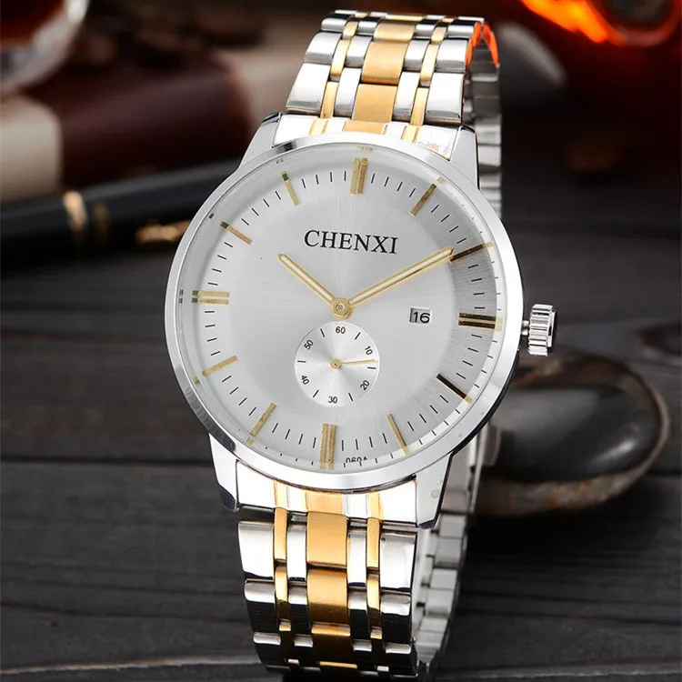 2018 горячие модные часы для мужчин Топ бренд Роскошные наручные из нержавеющей