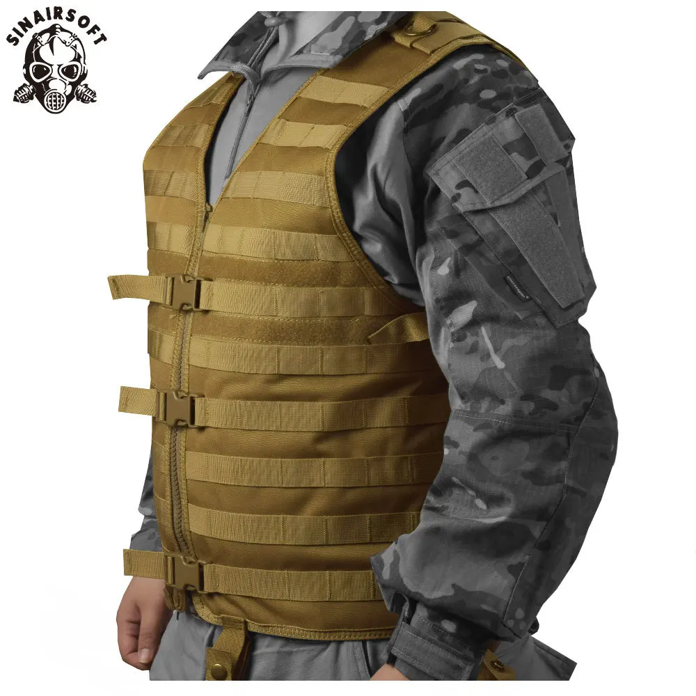 SINAIRSOFT Molle тактический жилет для страйкбола камуфляжный армейский CS уличная
