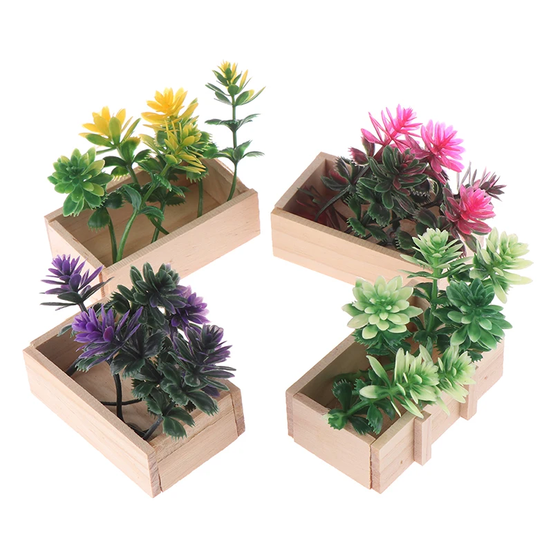 1:6 кукольные домики миниатюрный горшечный цветочный горшок кукольный домик