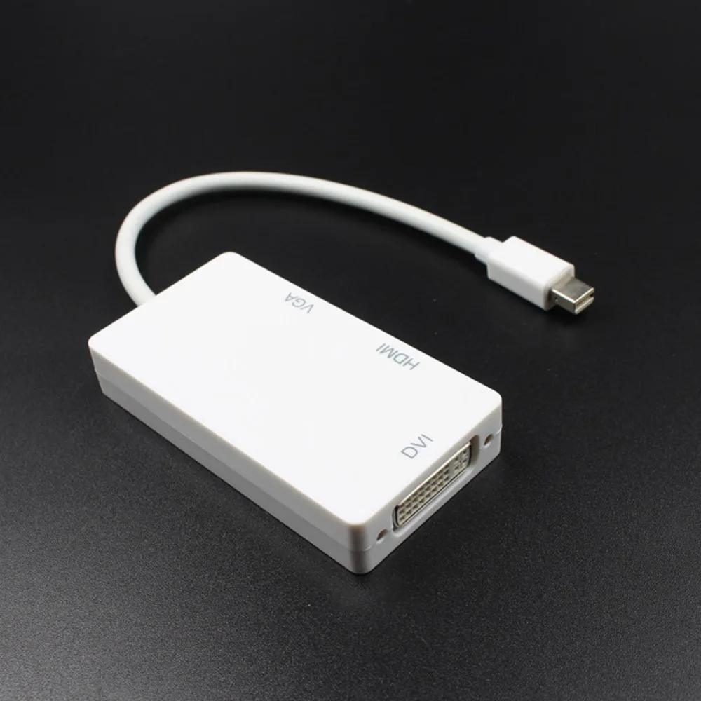Buyincoins мини Дисплей Порты и разъёмы к VGA HDMI DVI совместимому с 1080P адаптер Thunderbolt Для