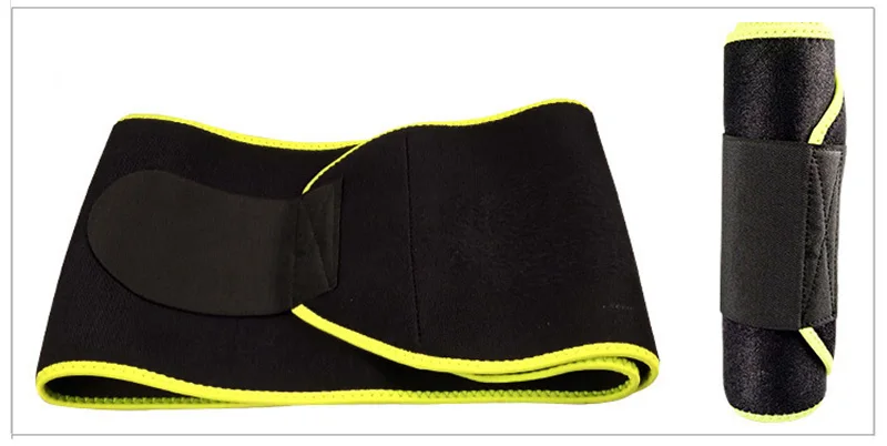 Fluorescent Green Регулируемый пояс для утягивания живота, пояс для похудения, пояс для сжигания жира, корректирующий пояс, повязка для похудения, упражнения для мужчин и женщин - Цвет: Fluorescent Green