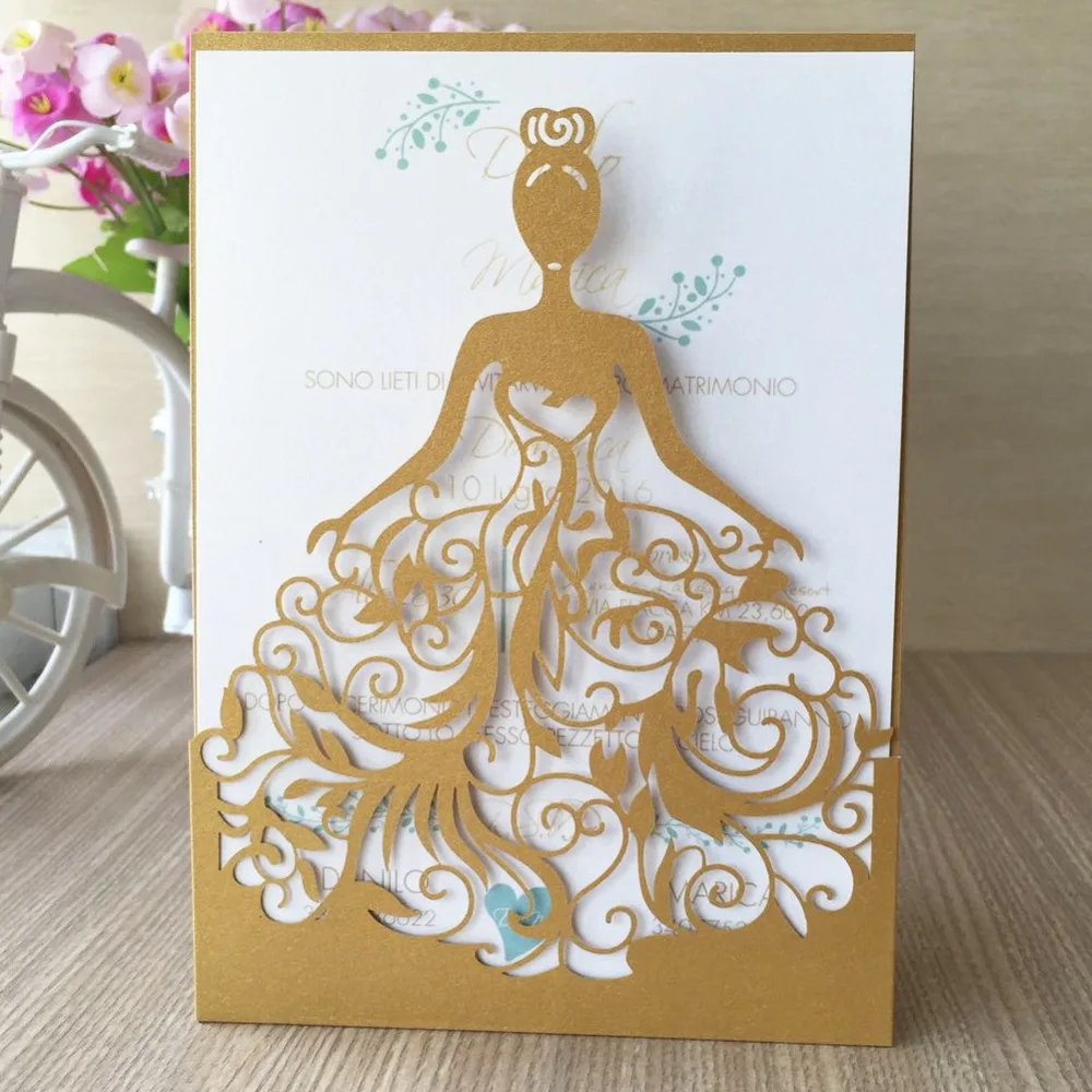 Красивая девушка пригласительная карта для взрослых разные цвета на заказ|card