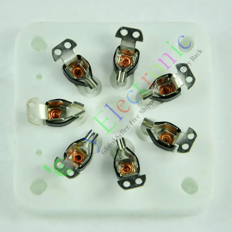 Оптовая и розничная продажа 4 шт. 7 контактов серебристая керамическая трубка для