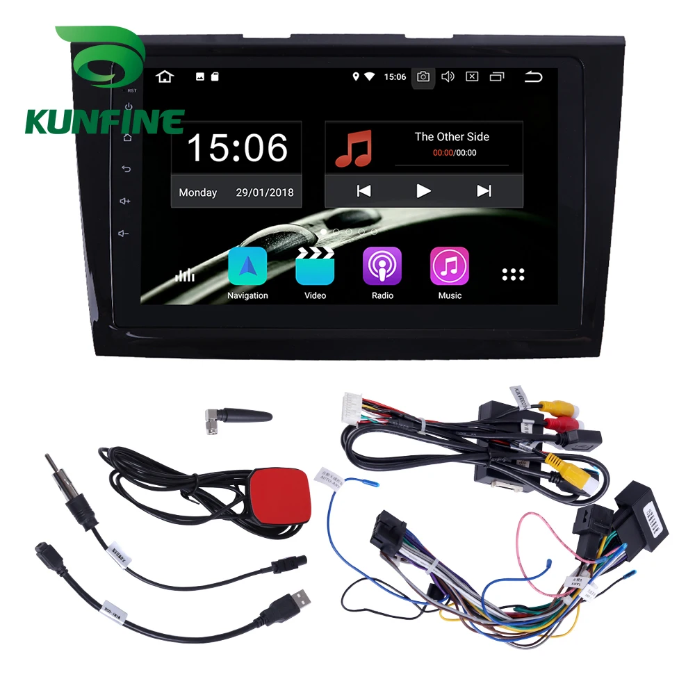 Android 9 0 Ram 4G Rom 64G PX6 Cortex A72 автомобильный DVD GPS мультимедийный плеер стерео для Ford aurus