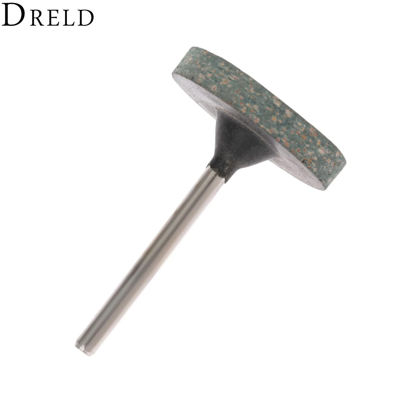 DRELD 10 шт. Dremel аксессуары 25 мм резиновая Шлифовальная головка Полировочный шлифовальный диск для металла дерева роторный инструмент 3 мм хвостовик