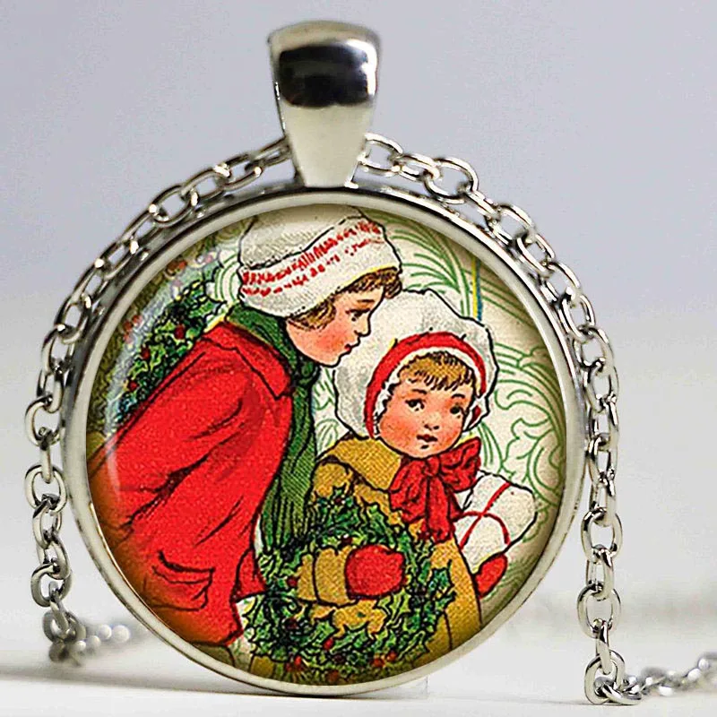 Рождественское детское ожерелье рождественская подвеска в виде автомобиля