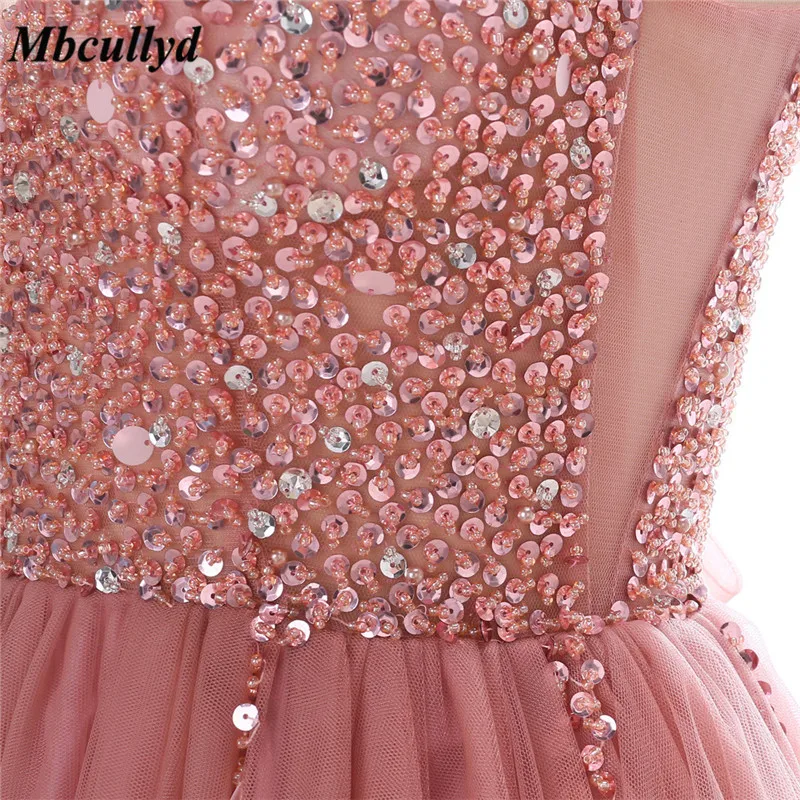 Mbcullyd сексуальное длинное свадебное платье в пол с v-образным вырезом для гостей