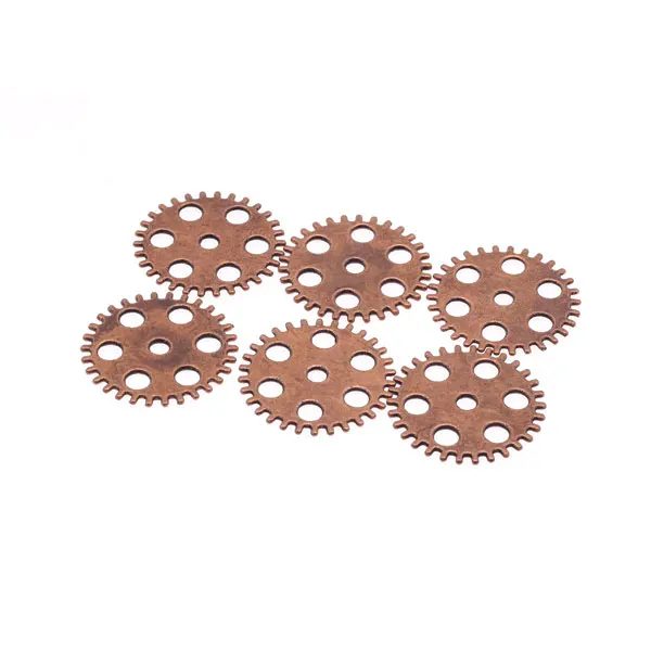 20 шт. в партии распродажа 25 мм круглые металлические детали с отверстиями