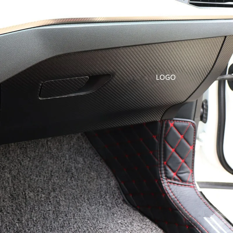 Copilot пассажирский кожаный защитный коврик из углеродного волокна для Ford Focus 2019