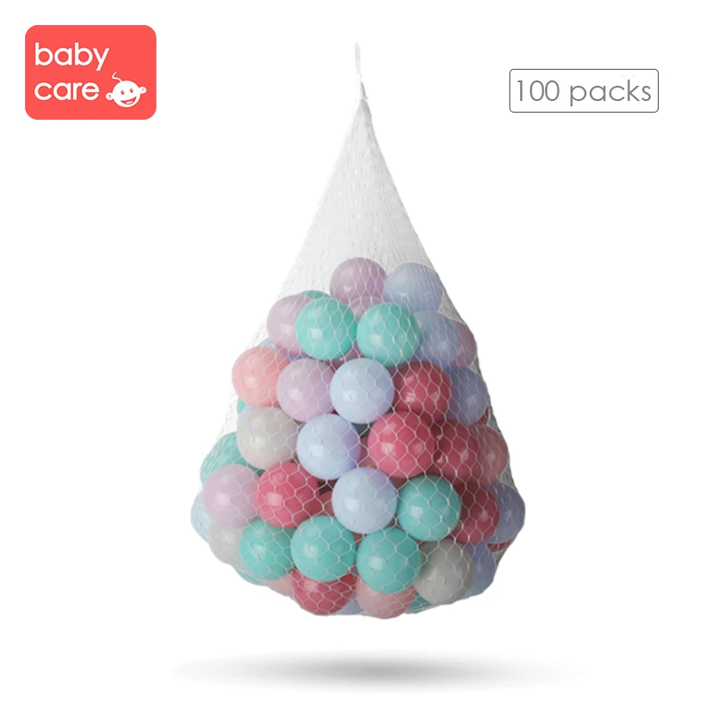 100pcs Красочный Океанский шар, экологически чистые воздушные шары для снятия стресса, игрушка для малышей, забавный забор, морские шары, бассейн, яма, спортивные игрушки, диаметр 6,5 см - Цвет: 100pcs