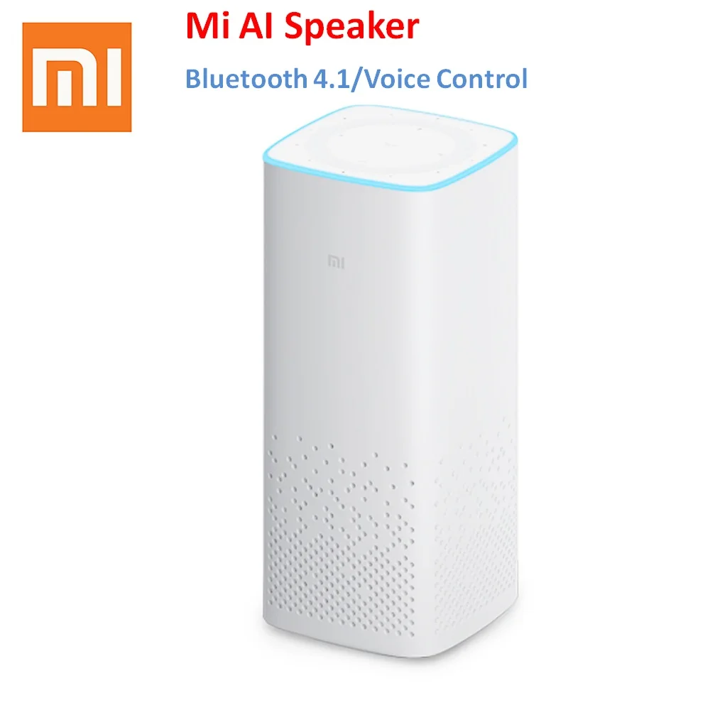 Оригинальный Xiaomi mi AI Bluetooth Smart динамик с голосовым управлением музыкальный плеер