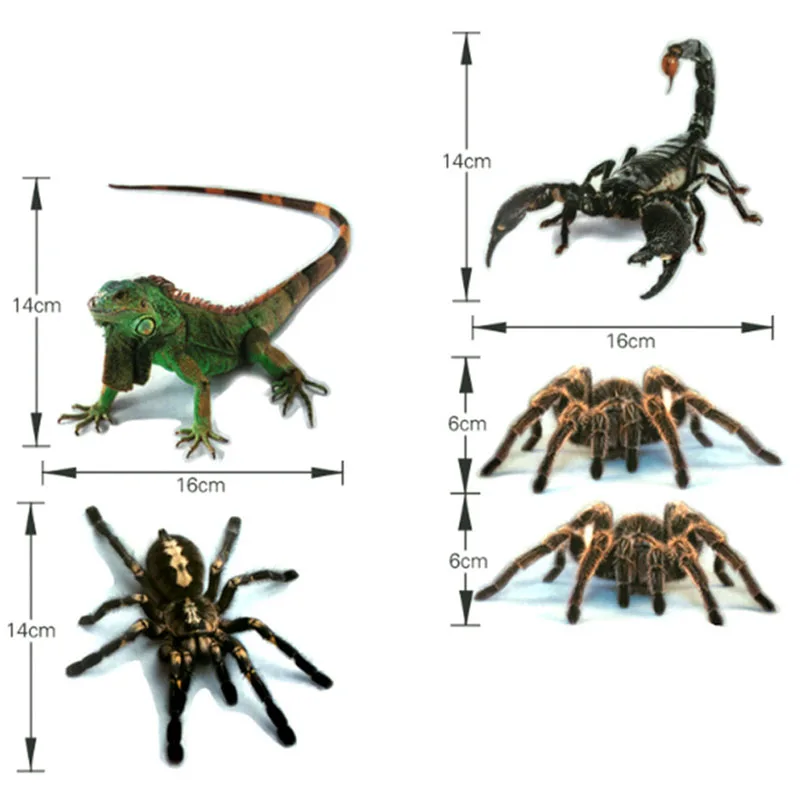 Автомобильные 3D наклейки реалистичные животные паук/ящерица/Скорпион для Mazda 2 3 5