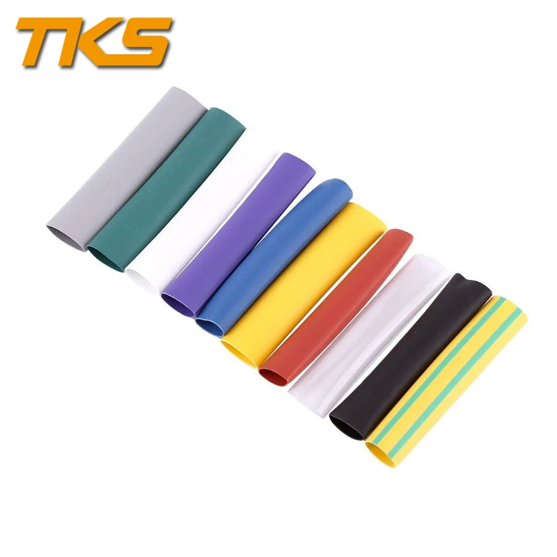 500pcs 2:1 Heat Shrink Tube 10 Colors 6 Sizes Sleeves Wrap Car Electrical Cable Wire Kit Set | Обустройство дома