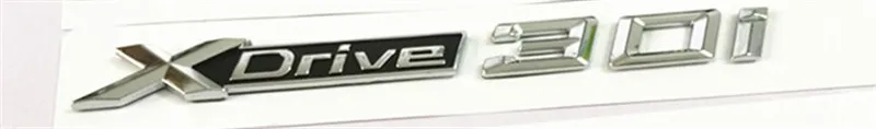 2 шт. автомобиль Хромовая табличка эмблема OEM качество 'XDRIVE 30i' для BMW E53 E70 E71 E83 X3