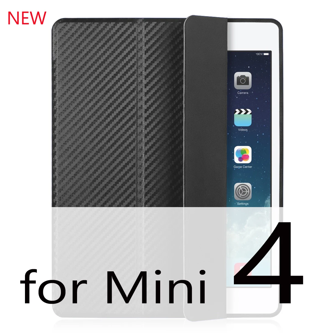 Cool Black Mini 4 Чехол для iPad Mini 4 3 2 1 чехол из искусственной кожи Силиконовый мягкий чехол для iPad Mini 2 5 чехол Funda - Цвет: Cool Black Mini 4