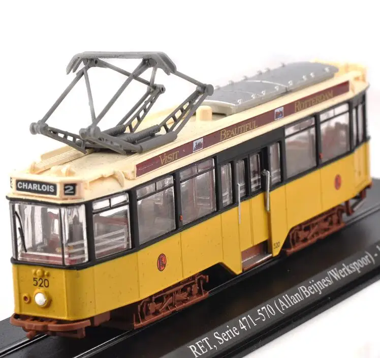 Serie471-570 Детские игрушки трамвай Атлас Транспорт 1/87 серия 471-570 Allan/Beijnes/Werkspoor трамвай контейнер транспортер детские игрушки тележка автобус подарок - Цвет: Serie471-570