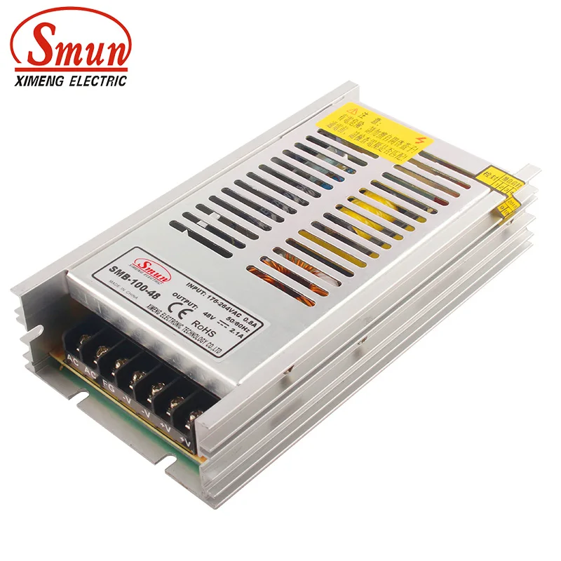 SMUN SMB 100 48 Вт ультра тонкий тип одиночный режим переключения питания В 2.1A AC DC