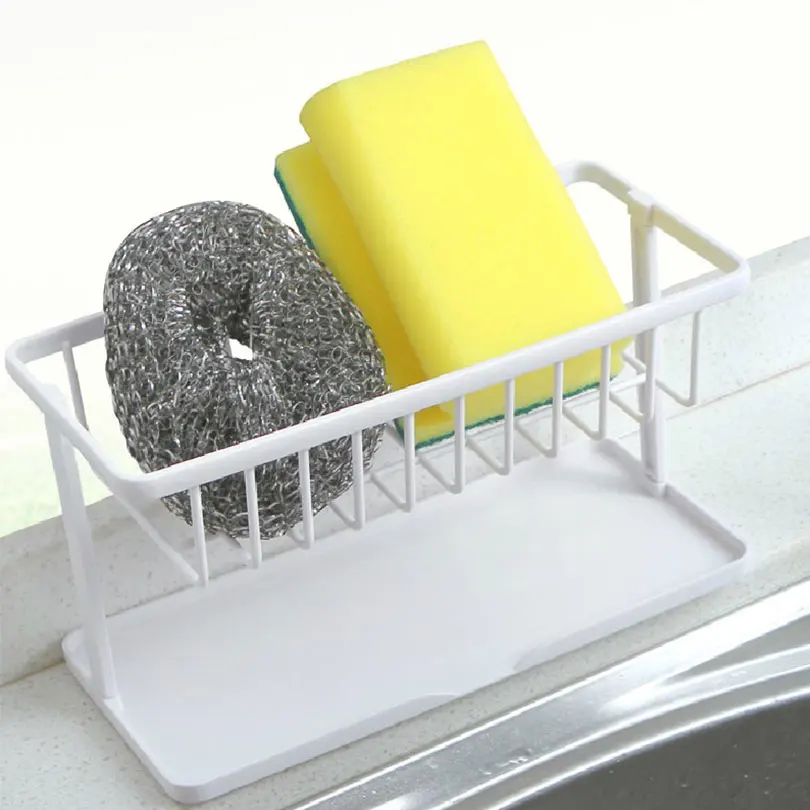Стойка для слива раковины Съемная стойка хранения губок бытовые кухонные