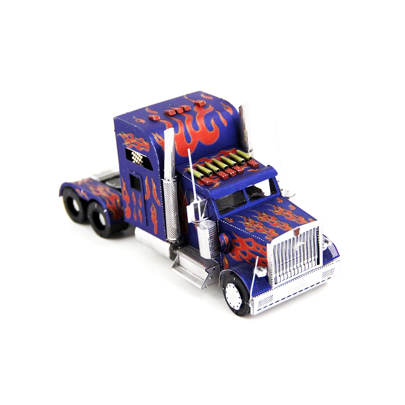 Красочный автомобиль Забавный 3d Металл Diy Миниатюрные модели наборы головоломки