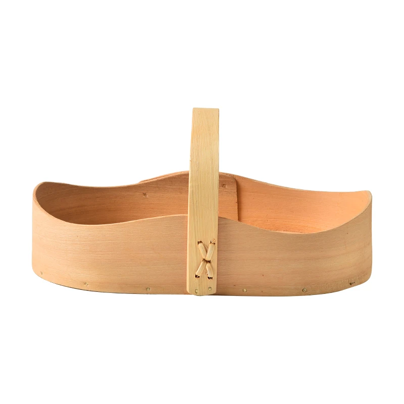 Handmade Clip Wood Storage Basket Japan Style Creative Bread/Fruits Display Eco Natural Picnic Photo Tools | Дом и сад