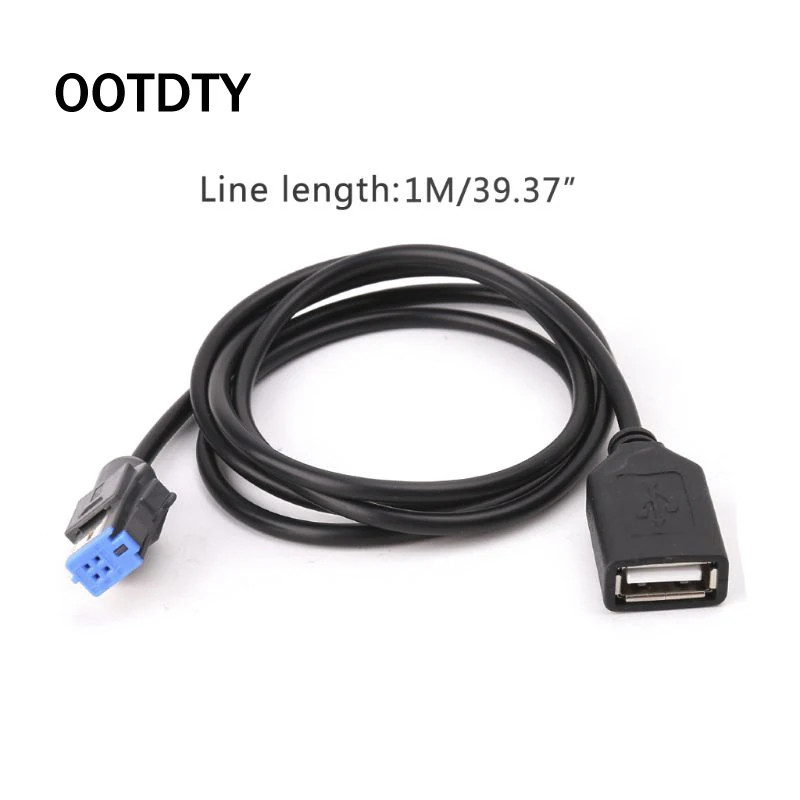 4 контактный Автомобильный USB Кабельный адаптер удлинитель шнура для Nissan Teana CD