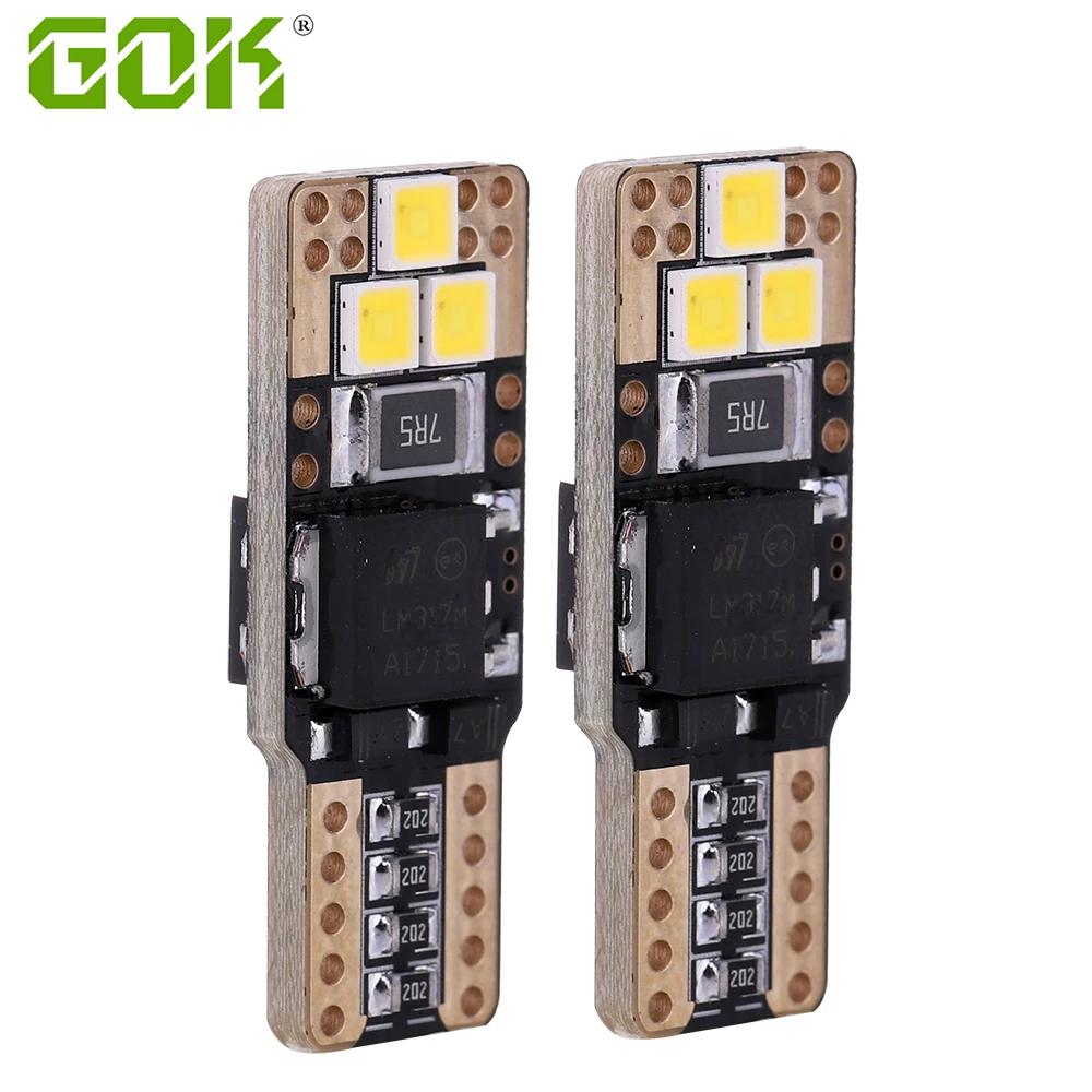 Светодиодная can-шина T10 canbus 3030 6smd t10 led Canbus автомобильная Smd-лампа w5w Led 194 168 100%