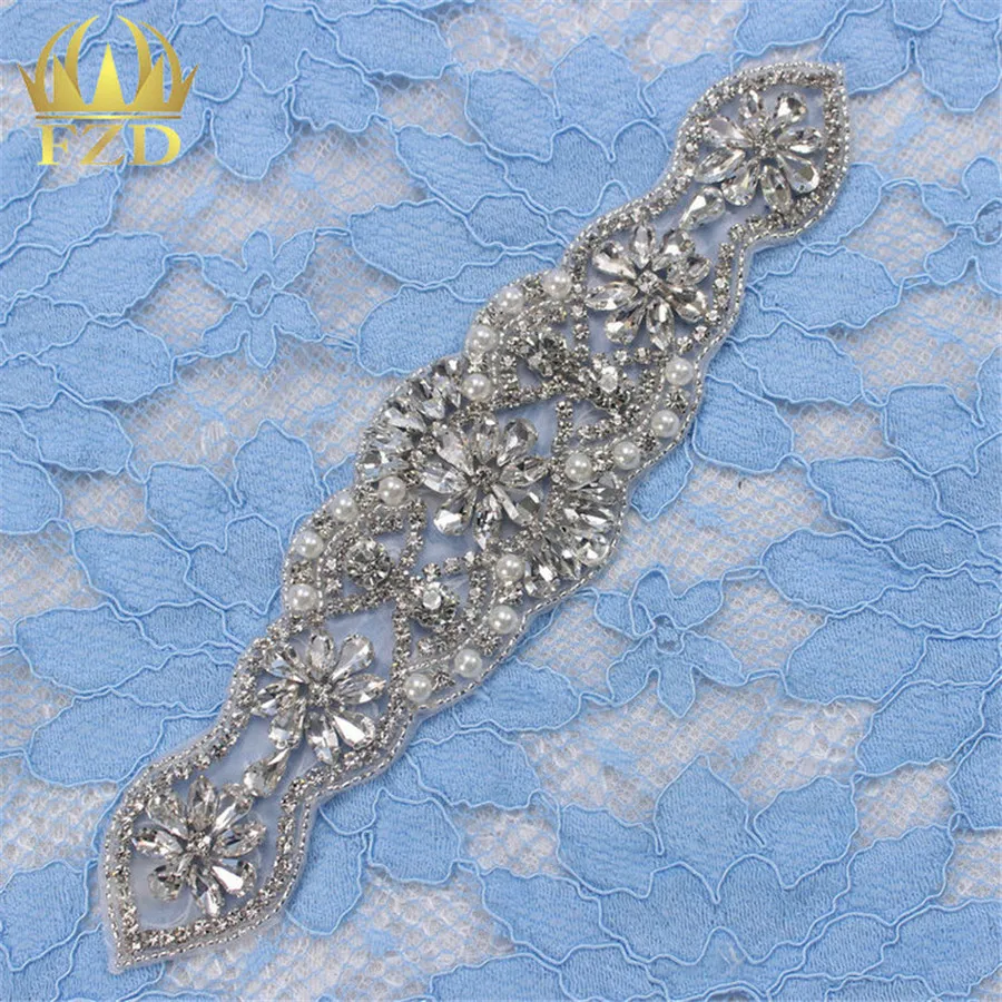 (1 шт.) ручная работа с блестящими железными пришивками Украшенными Бисером