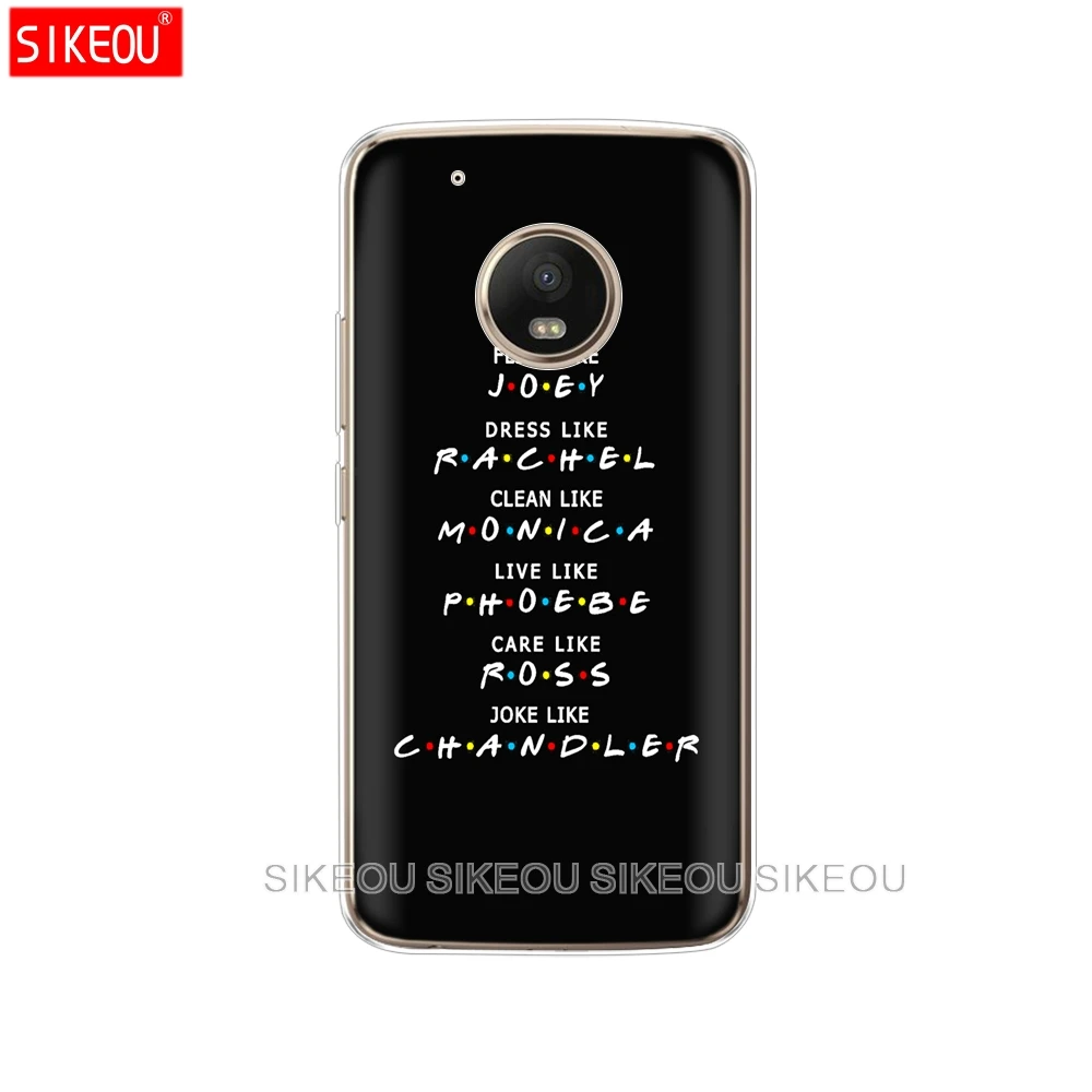 Силиконовый чехол для телефона Motorola Moto G6 G5 G5S Z2 Z3 PLAY PLUS X4 E4 E5 C Friends TV Show Sitcom|Бамперы| |